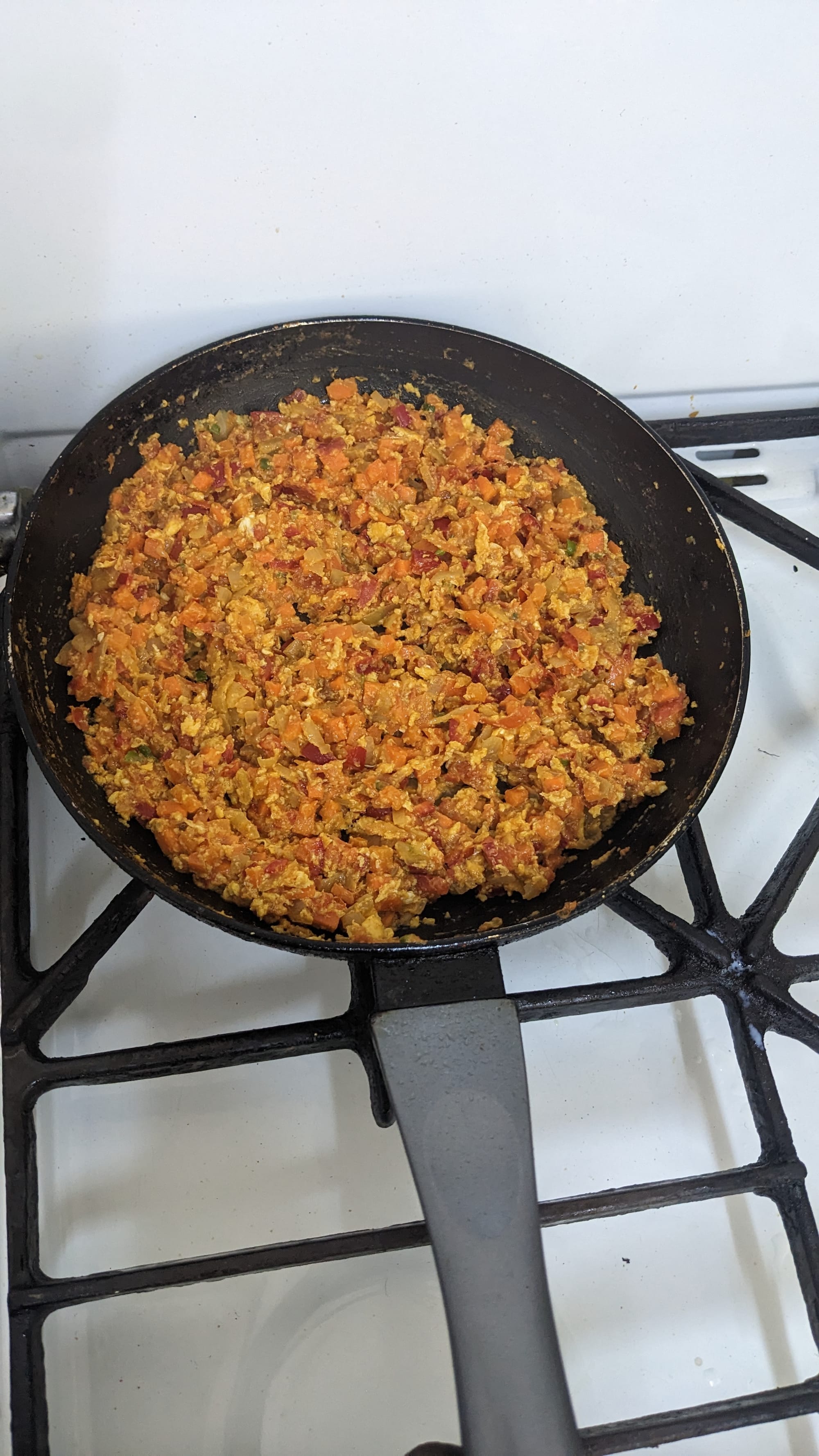 Potato Fries and Veggie Scramble