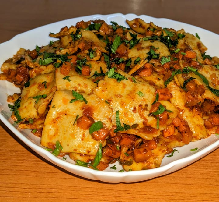 Ravioli with Creamy Tomato Sauce